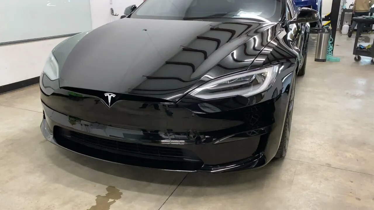 Tulsa Auto Wraps | White Glove Auto | Black Tesla