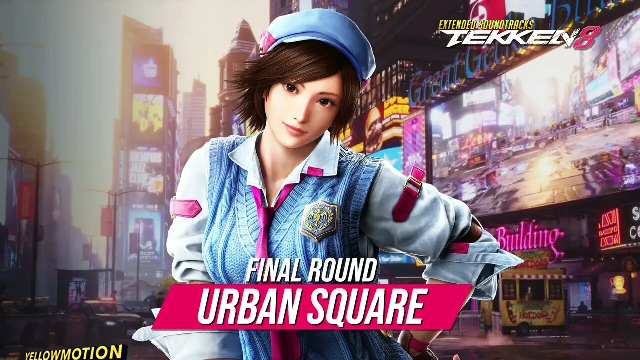 TEKKEN 8 | URBAN SQUARE Final Round Stage Theme | Extended Video Soundtrack | 鉄拳 8