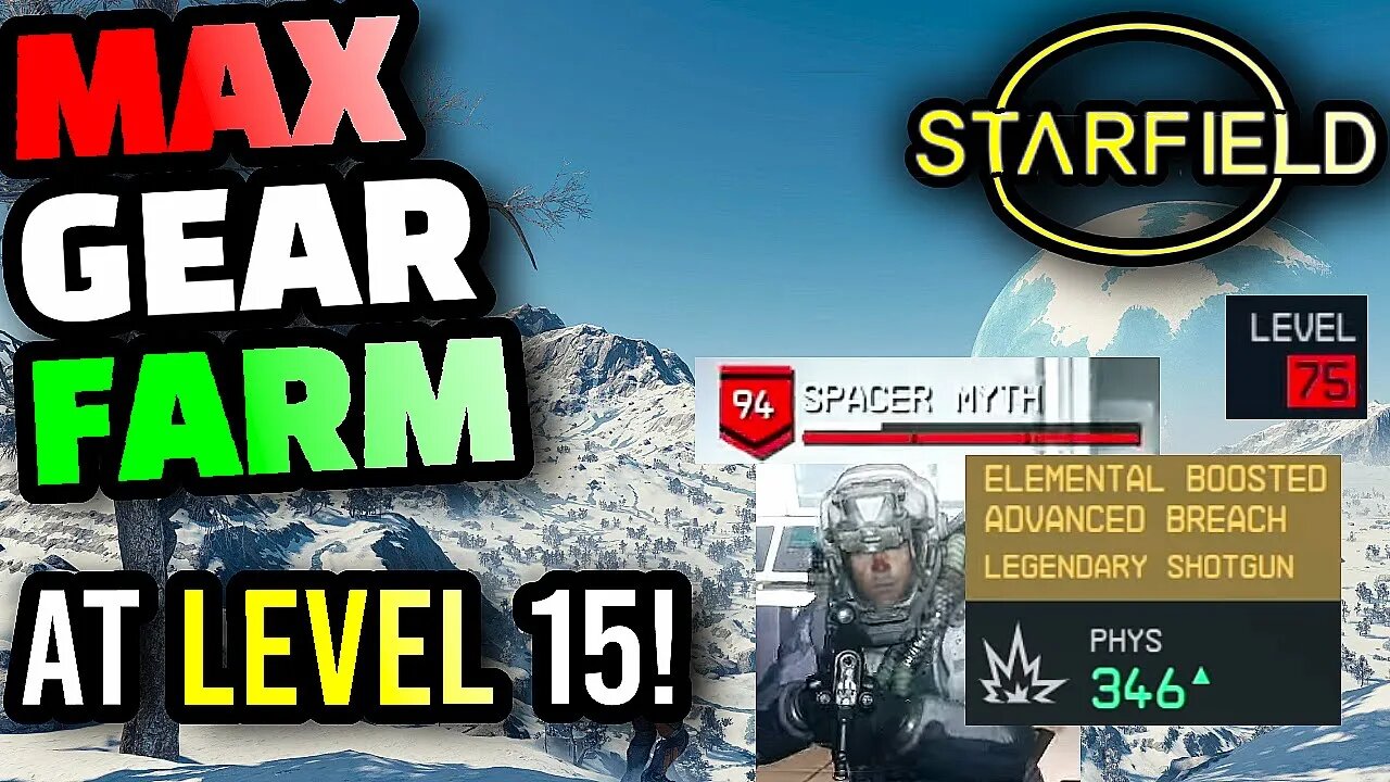 Starfield - How To Farm END GAME ZONES Quick And Easy