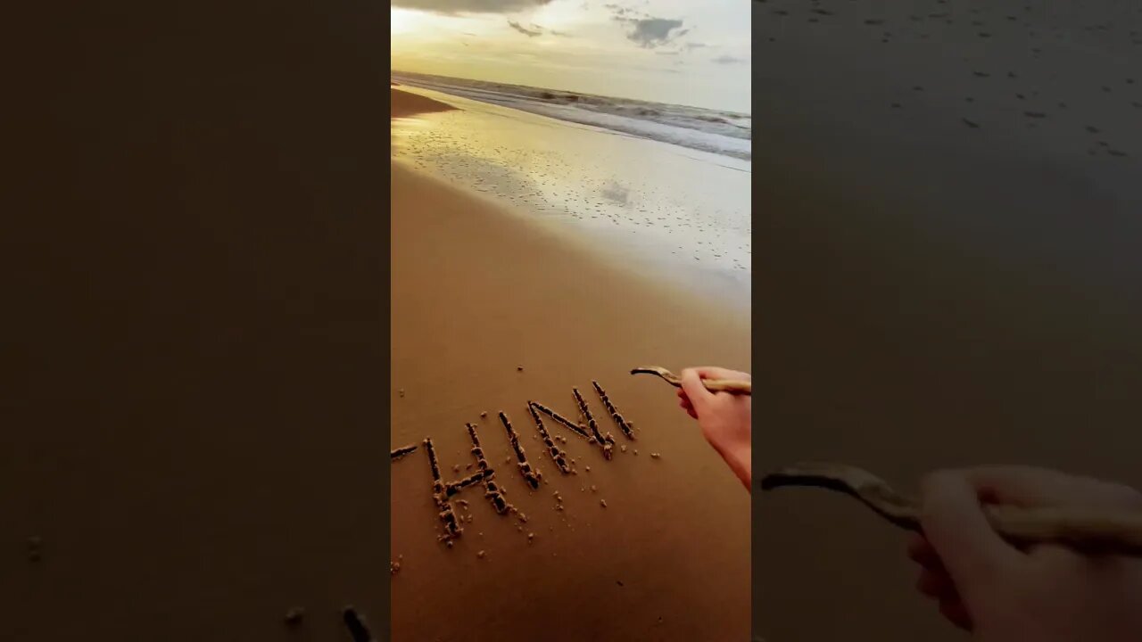 The beach writer #shorts #youtubeshorts