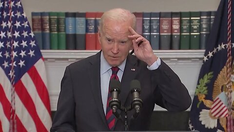 Joe Biden, Reading From Teleprompter, Opens Remarks: "The Argument We Reached..."