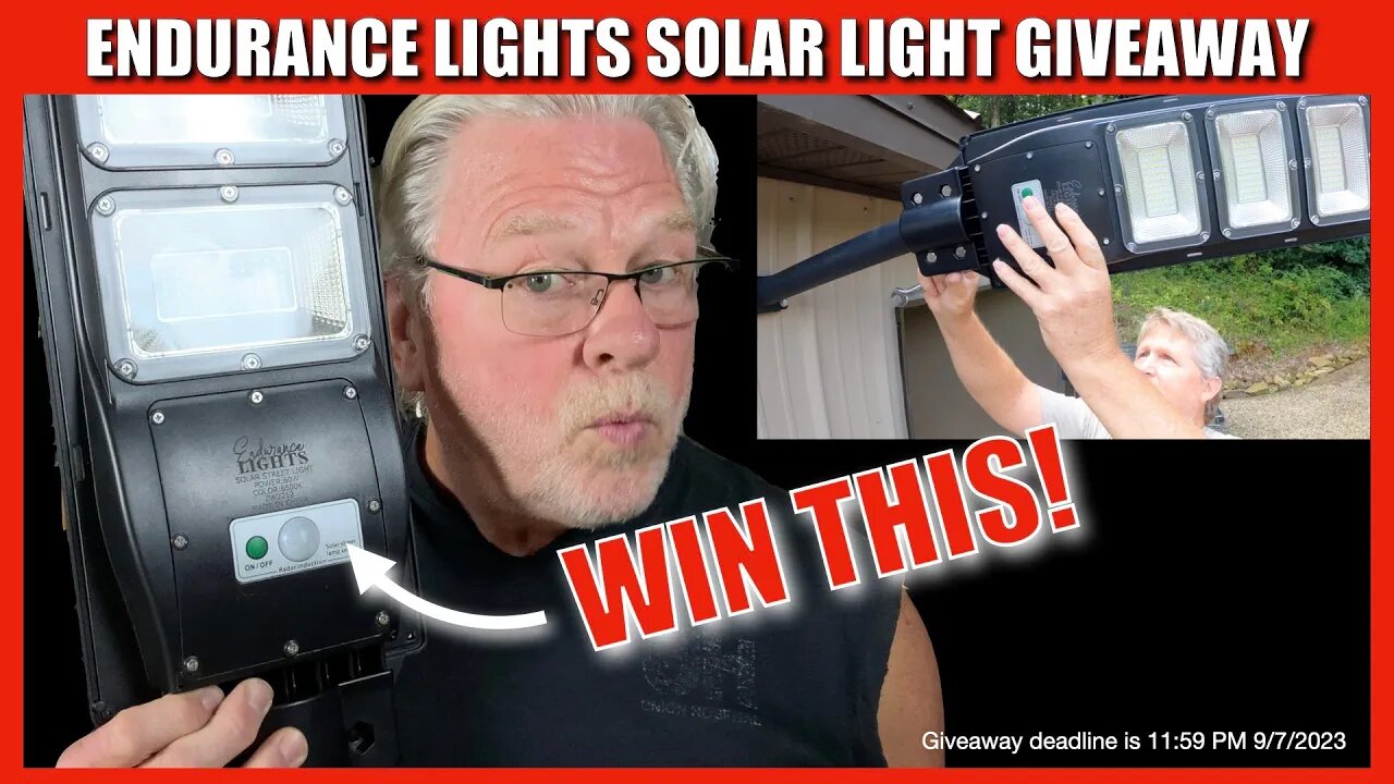 I'm Giving Away This Endurance Lights Solar Outdoor Light