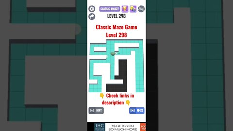 Classic Maze Game Level 298. #shorts