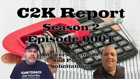 C2K Report S2 E0001: Answers to Emails and Public Solicitations.