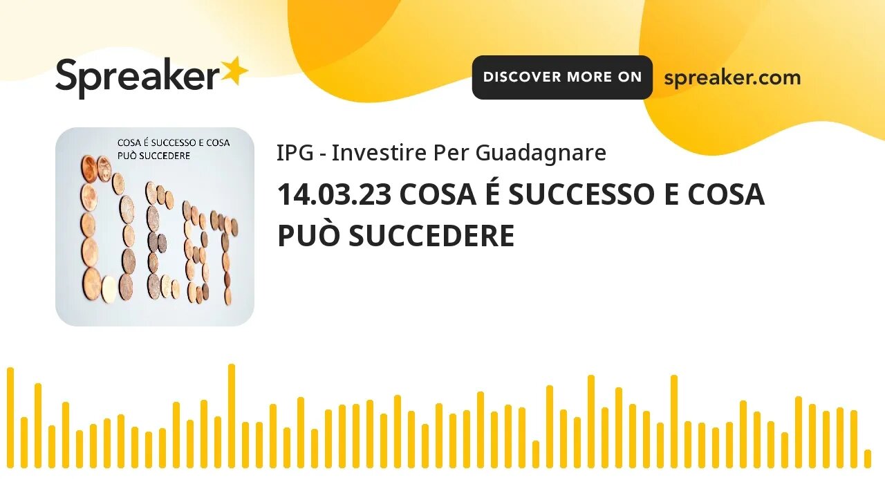 14.03.23 COSA É SUCCESSO E COSA PUÒ SUCCEDERE