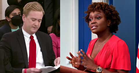 Peter Doocy and Jean-Pierre Spar Over Pro-Abortion Protesters 'Intimidating' Supreme Court Justices