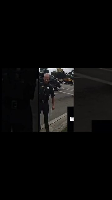 Sgt. K. Davis Badge 437 Alachua County Sheriff’s office got his little feelings hurt #1stamendment