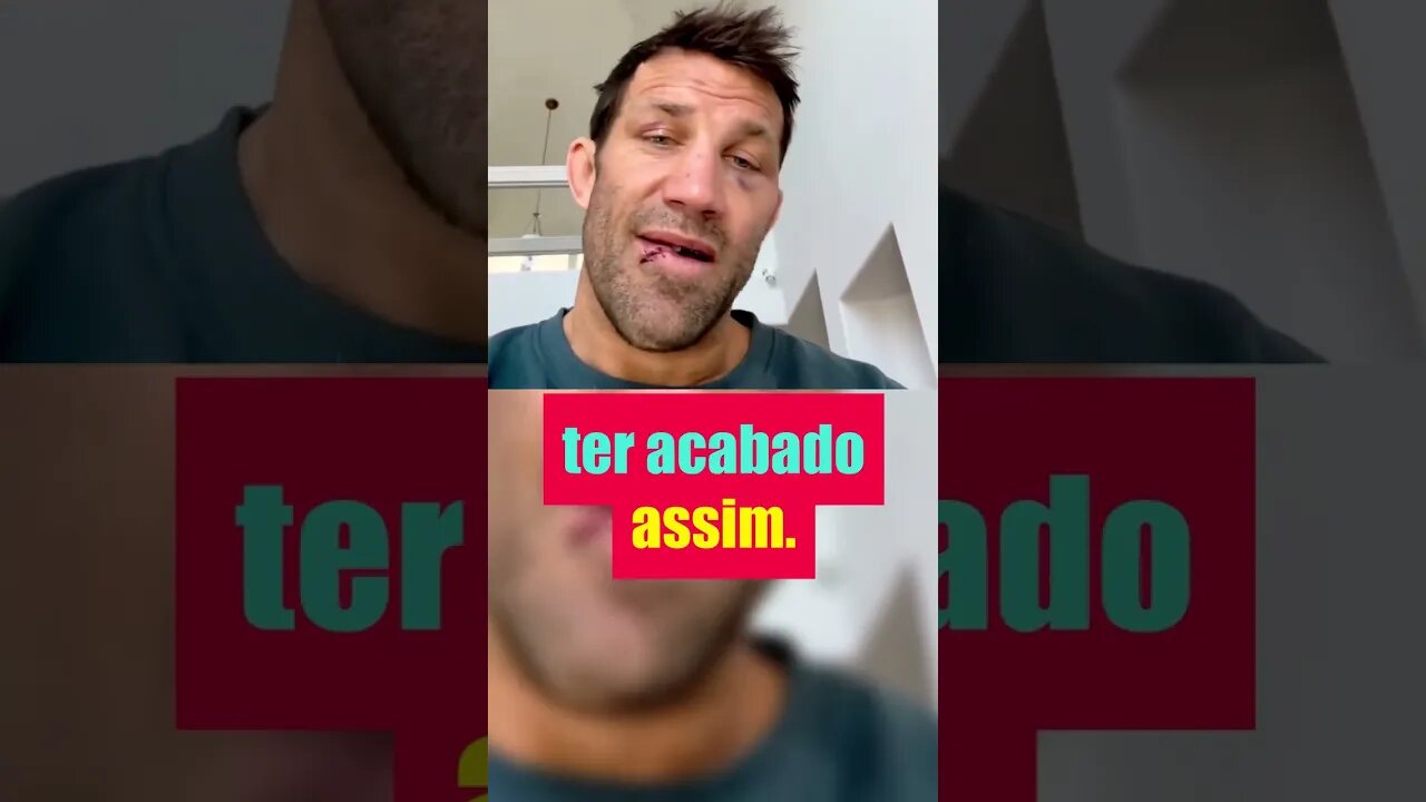 Primeiras palavras de Luke Rockhold após ter desistido no boxe sem luvas #shorts