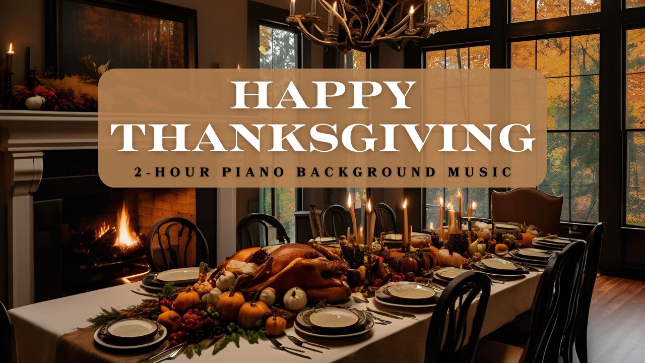 Happy Thanksgiving | Soft Piano Background Music