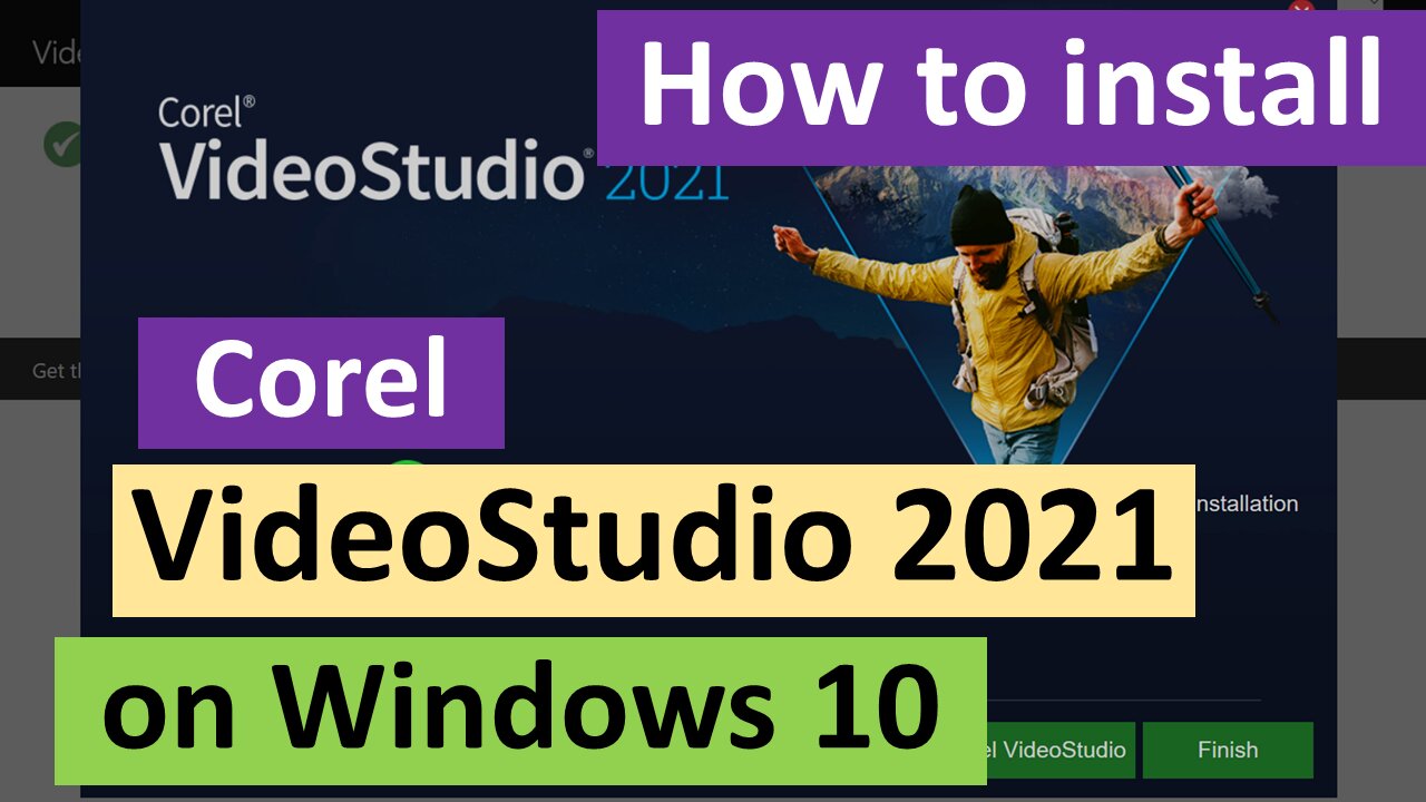 How to Download and Install Corel VideoStudio 2021 on Windows 10.