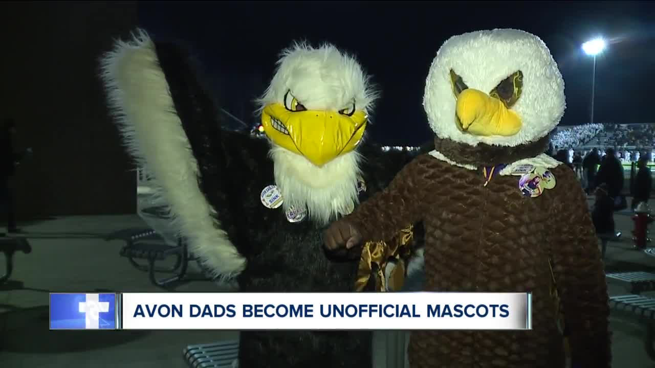 These Avon superfan dads have made themselves the school's mascots