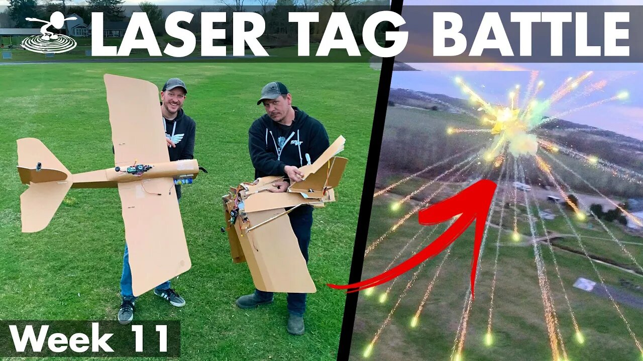 Flying Laser Tag Battle Ends in Destruction 🔥 - Week 11