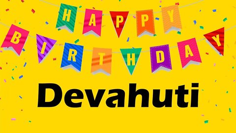 Happy Birthday to Devahuti - Birthday Wish From Birthday Bash