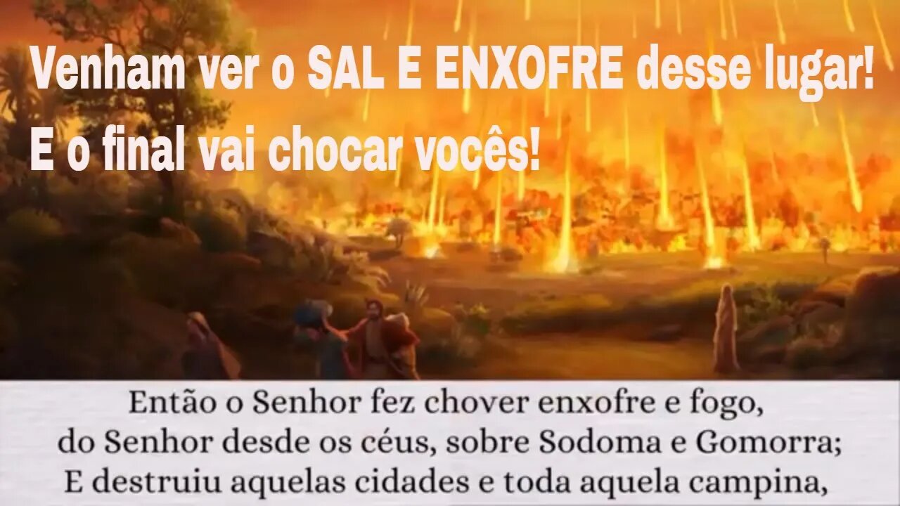 A cidade destruída de Sodoma | E o final vai chocar vocês! | Israel com Aline | Tribuna do Brasil