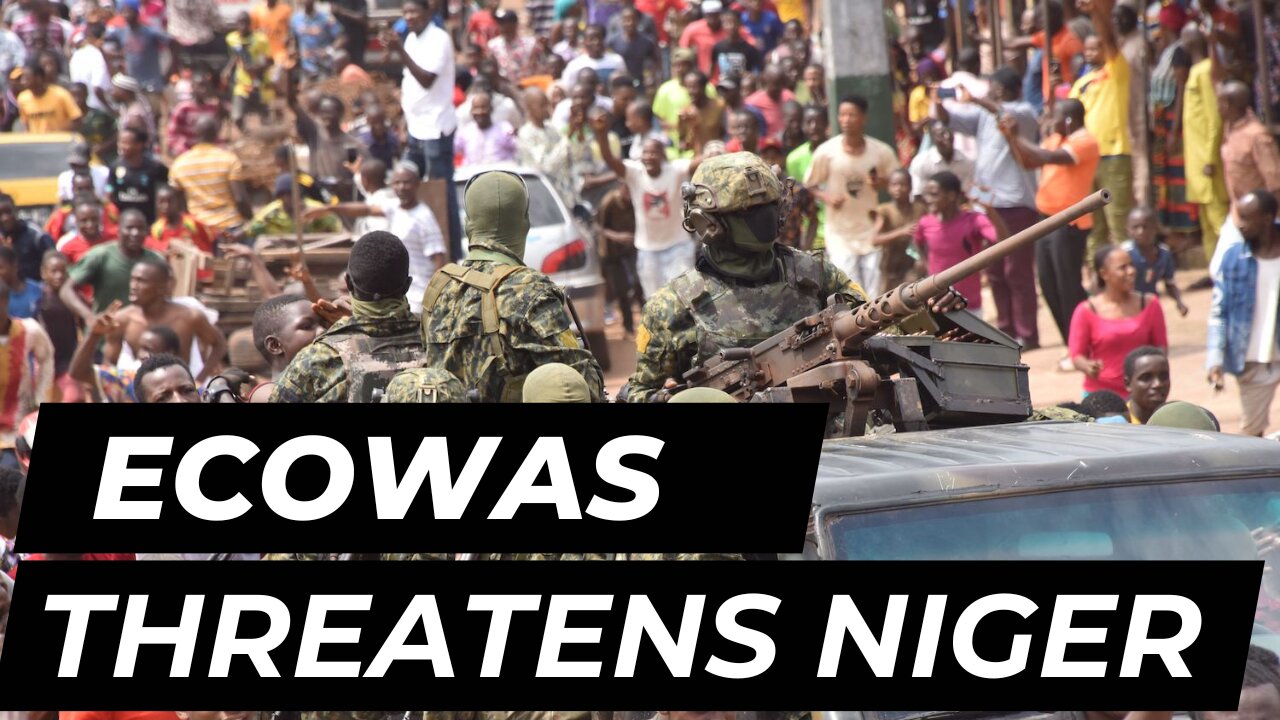 ECOWAS THREATENS MILITARY ACTION ON NIGER