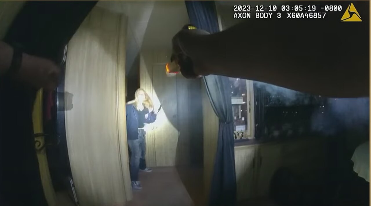 Knife-Wielding Woman is Shot by Police after a Burglary Call