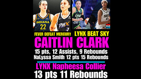 WNBAB #61 Lynx beat Sky, Fever defeat Mercury…