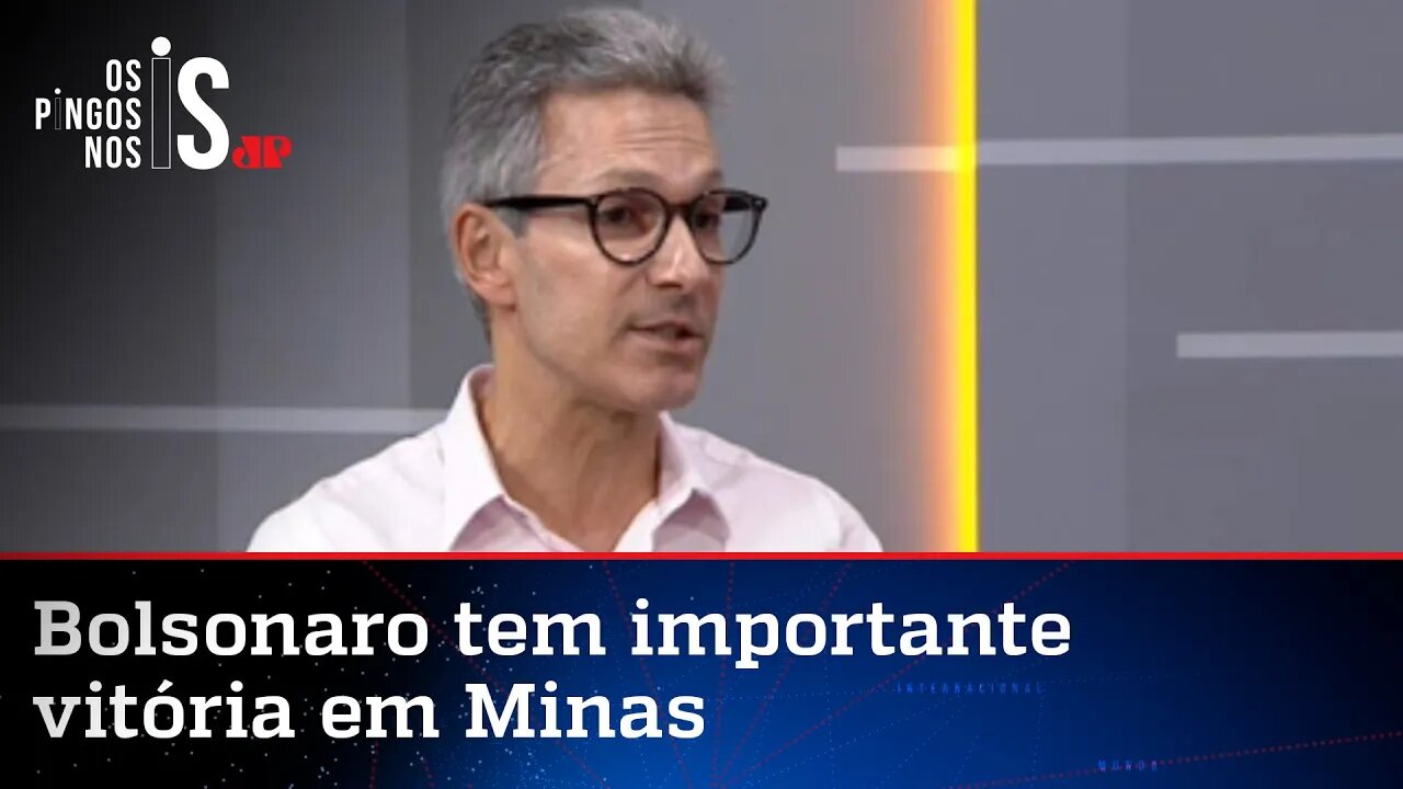 Romeu Zema deve declarar apoio a Bolsonaro em eventual 2º turno, diz site