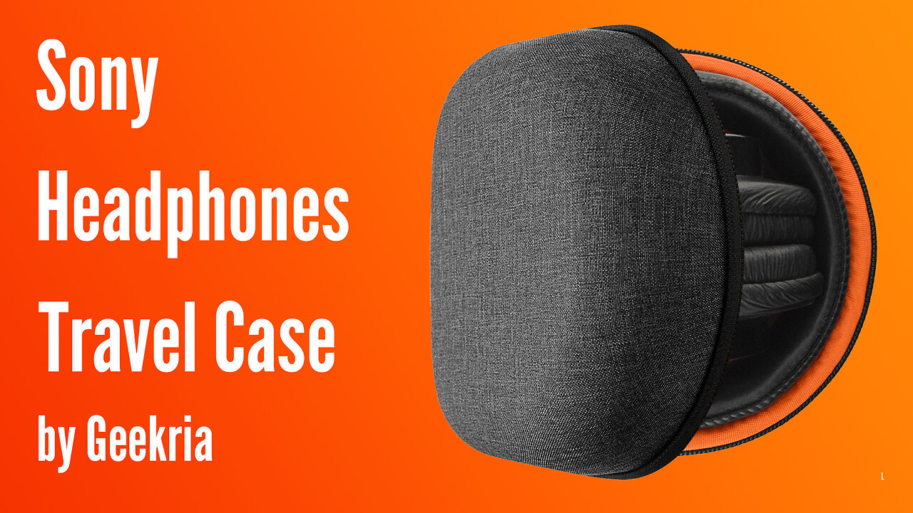 Sony Over-Ear Headphones Travel Case, Hard Shell Headset Carrying Case | Geekria