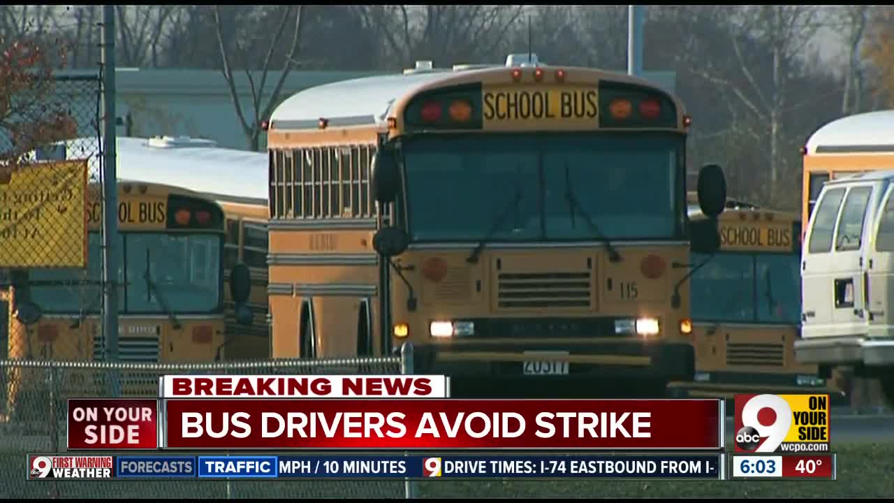 Lakota Schools bus strike averted overnight, district says