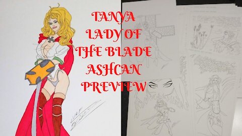 Tanya Lady of the Blade Ashcan Preview