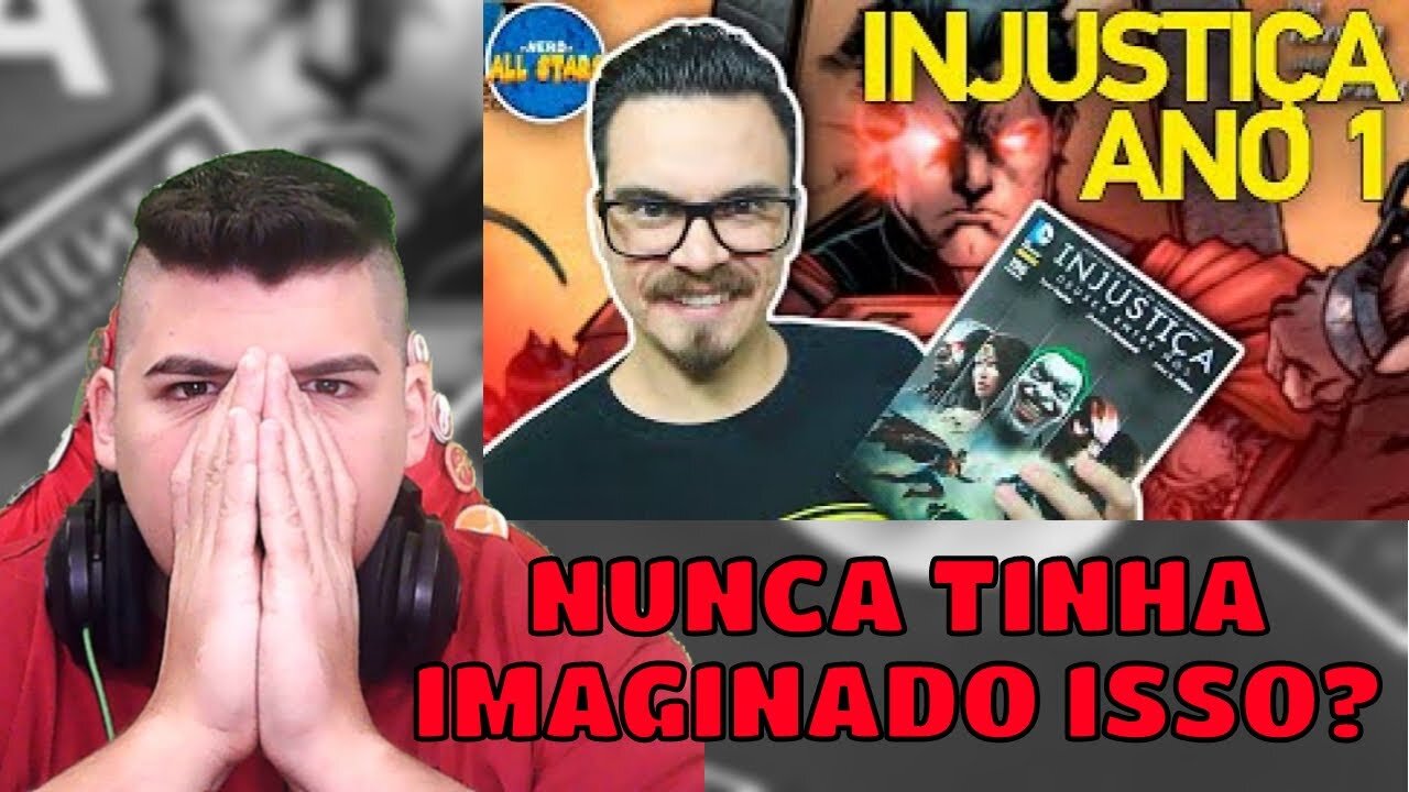 REACT INJUSTIÇA DEUSES ENTRE NÓS (ANO 1) - História Completa - MELHOR DO MUNDO