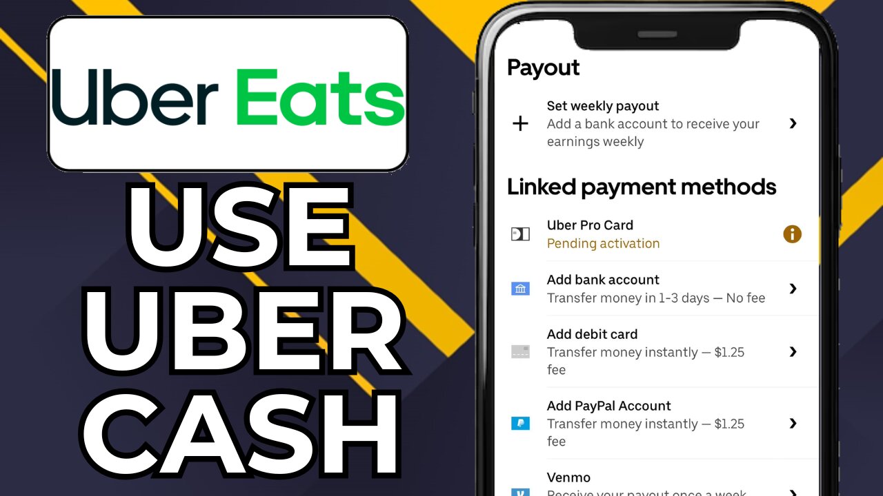 HOW TO USE UBER CASH ON UBER EATS