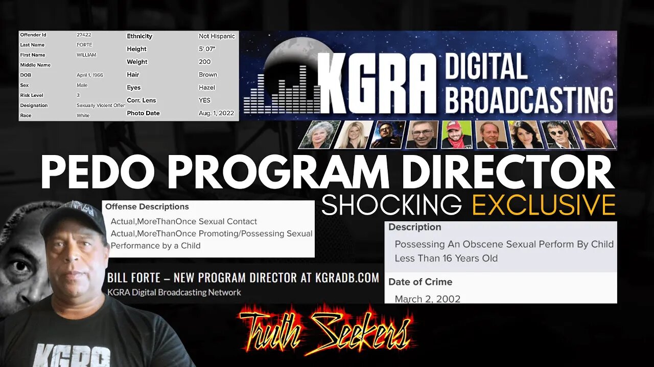 Pedo paranormal producer & program director? A shocking exclusive story.