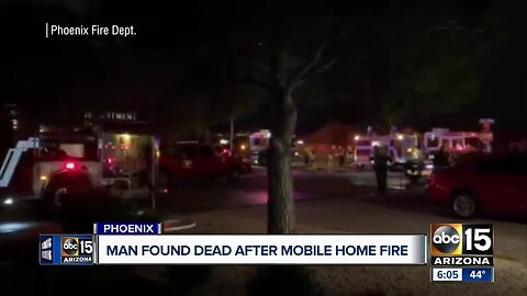 FD: Man dies in mobile home fire near 35th Avenue/Bell Road