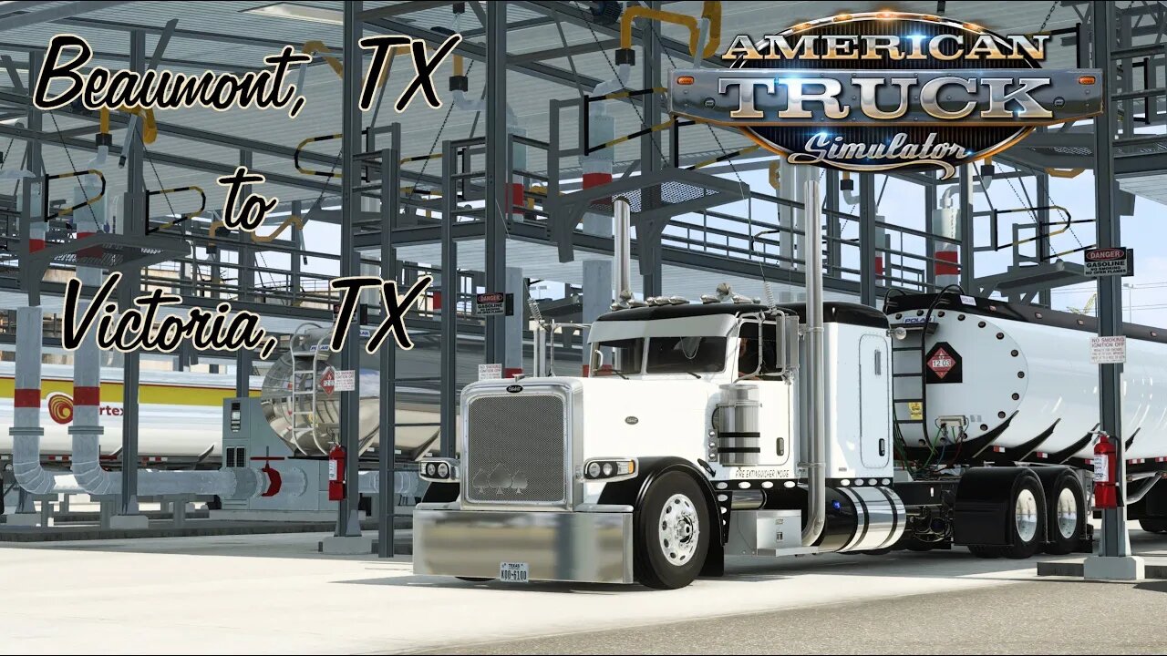 ATS 1.47 - Ruda's Tanker - Pizzster Modding's 389 - Serial Black's ISX