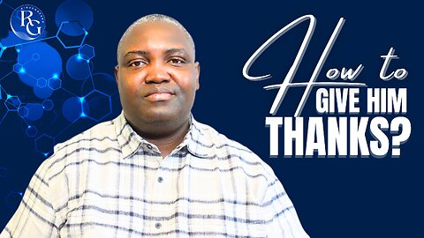 THIS IS WHY GOD SAYS “GIVE THANKS IN ALL CIRCUMSTANCES” | Dr. Rinde Gbenro