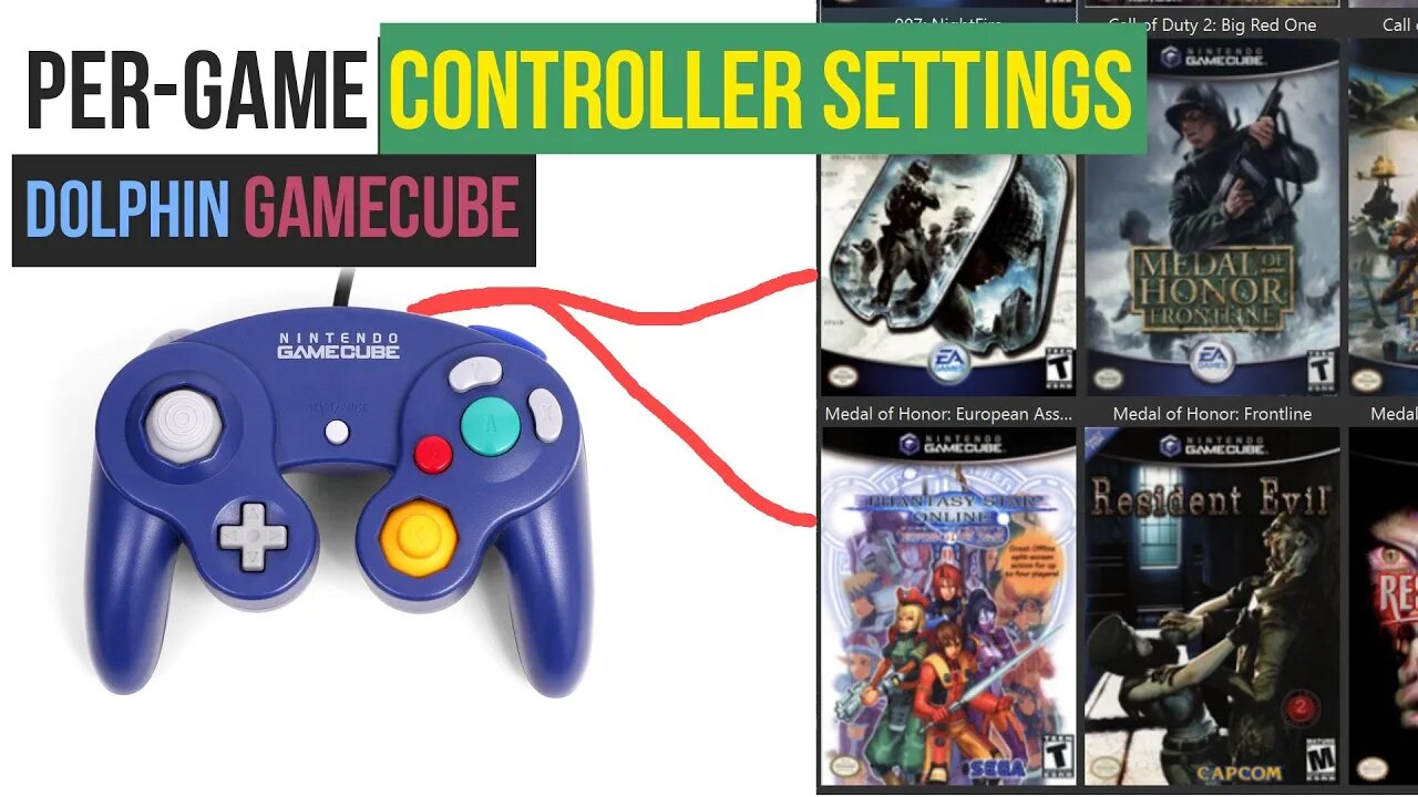 Gamecube Controller Settings Per-Game in Dolphin Emulator