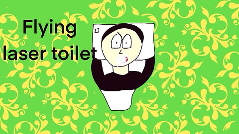 Flying Skibidi toilet