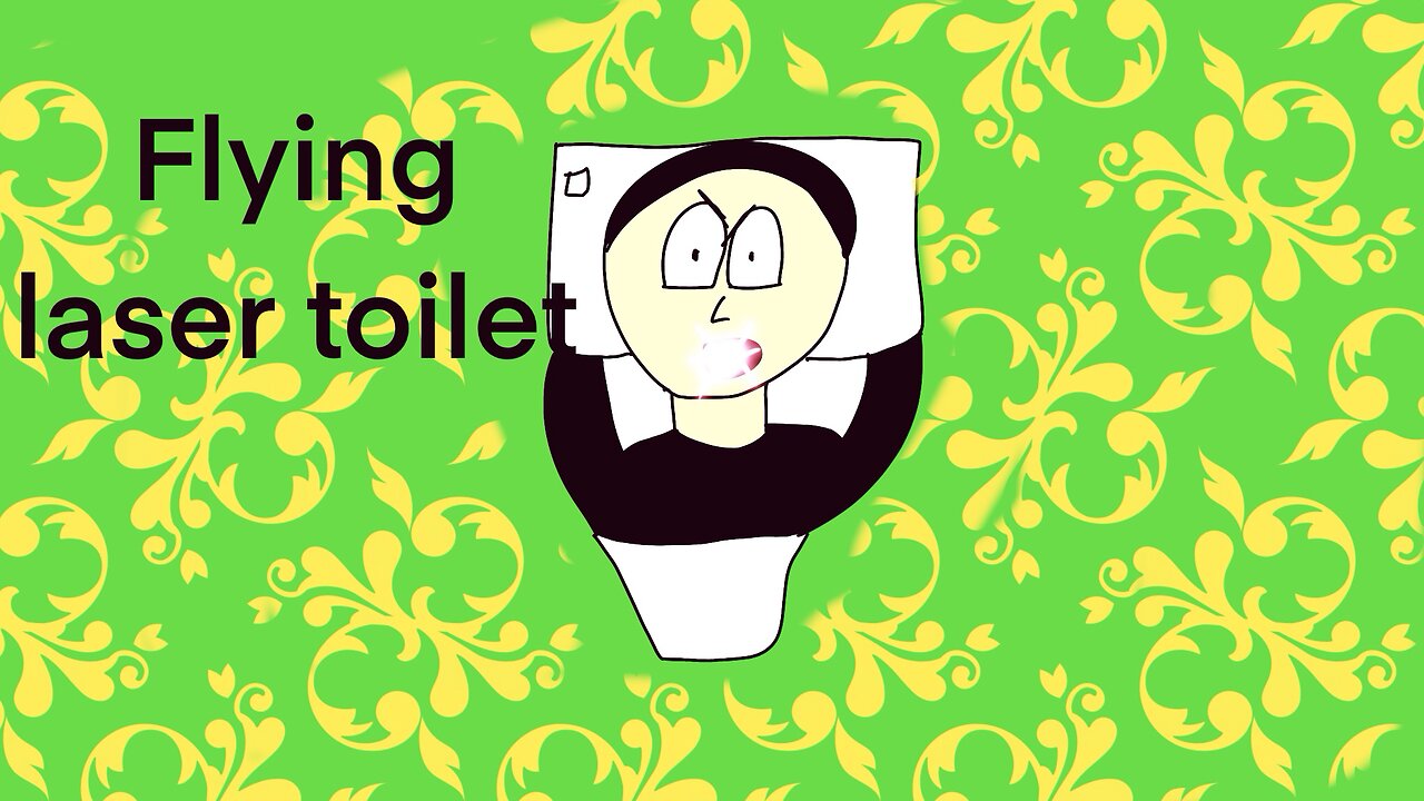 Flying Skibidi toilet