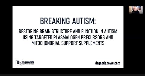 Restoring Brain structure and Function in Autism using targeted Plasmalogen Precursors