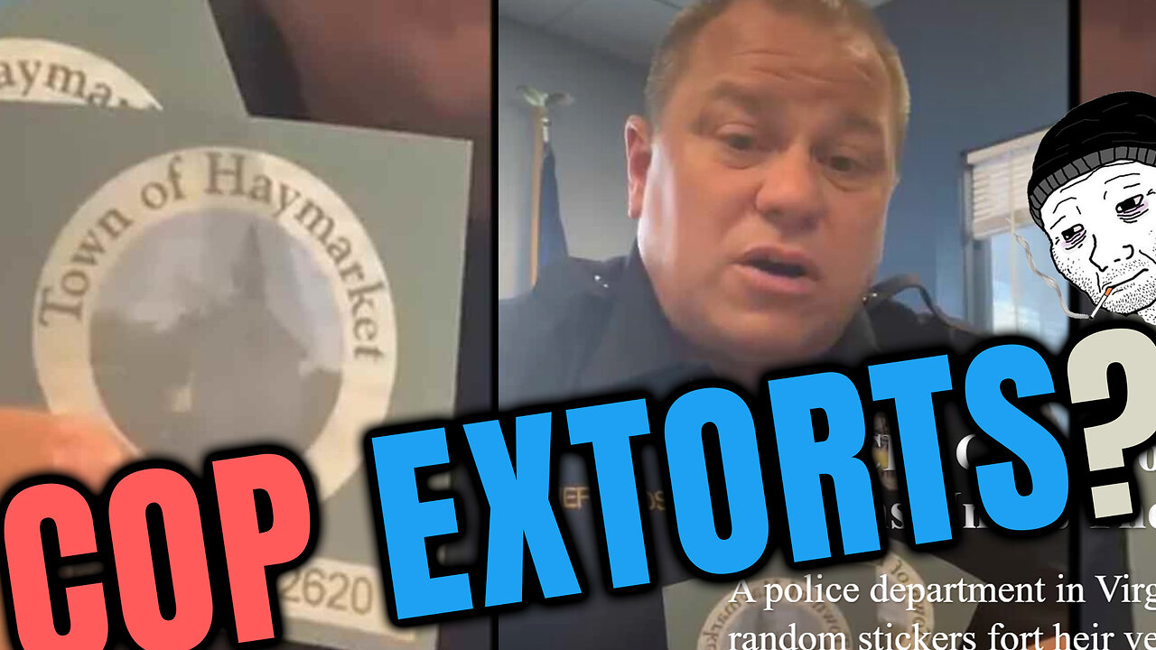 Haymarket VA Police extorts residence to buy Sticker or face fines or Jail