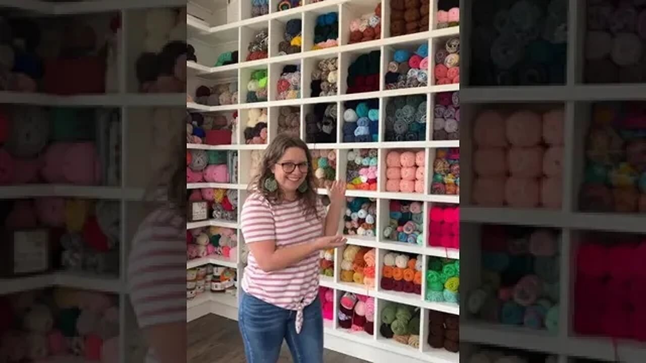 I can’t believe what a difference this made! #shorts #craftroomideas #crochet