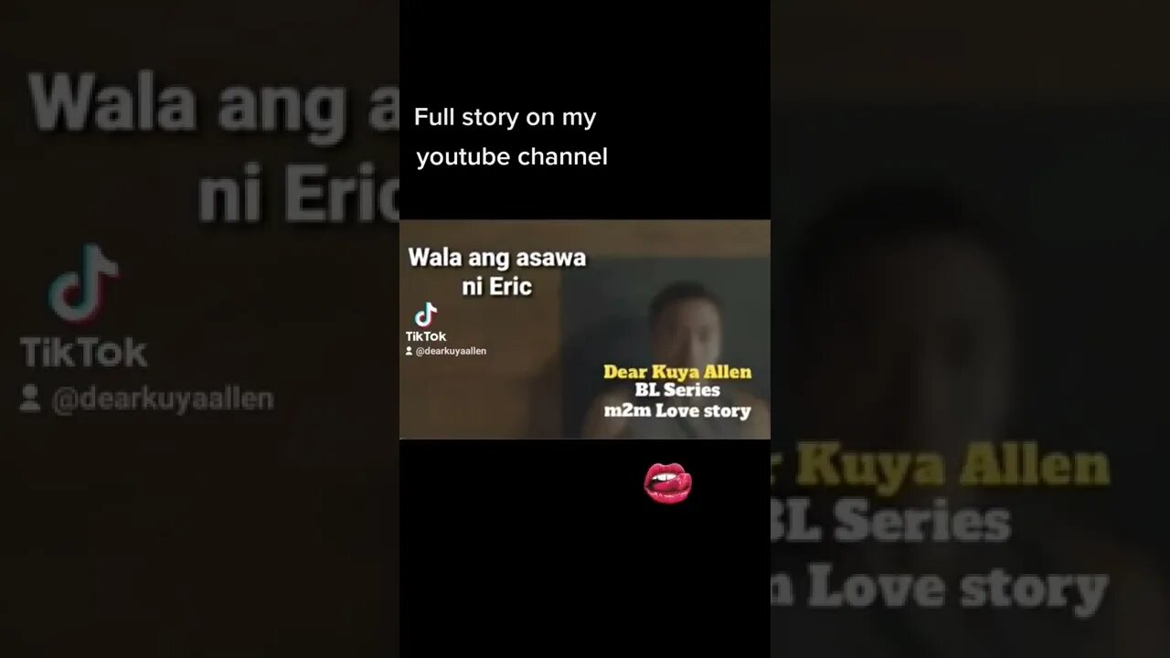 pinoy bl stories. dear Kuya allen