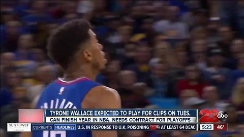 Tyrone Wallace May Be Back with the Clipper