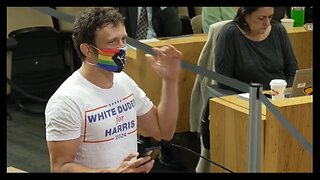 Man Trolls City Council As A Distraught 'White Dude For Harris'