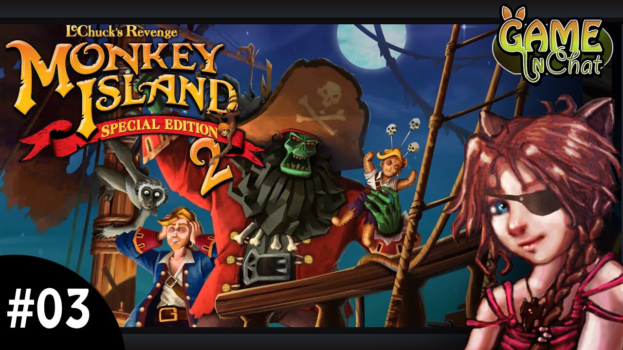 Monkey Island 2: LeChuck's Revenge Special edition 😃 #03 , Lill