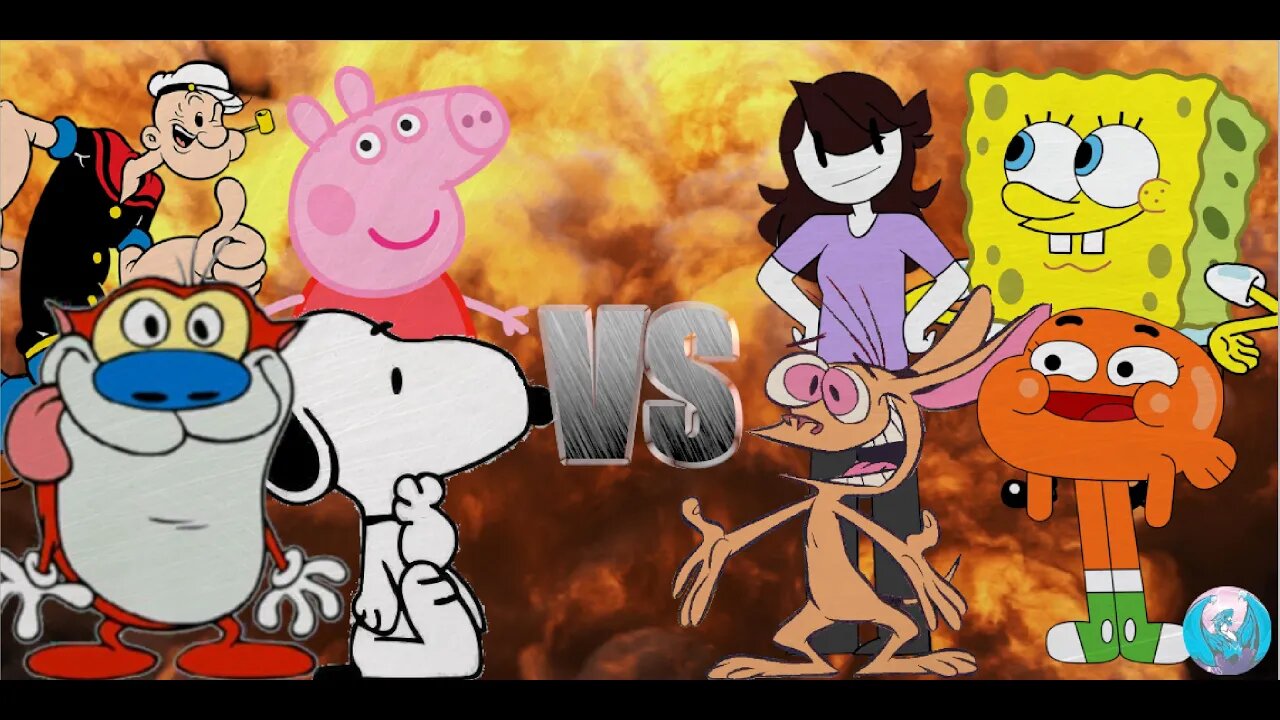 MUGEN - Request - Team Stimpy VS Team Jaiden Animations - See Description