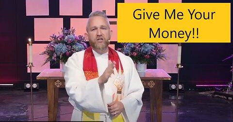 Liberal United Methodist Pastor BEGS for Money! Allendale United Methodist Church