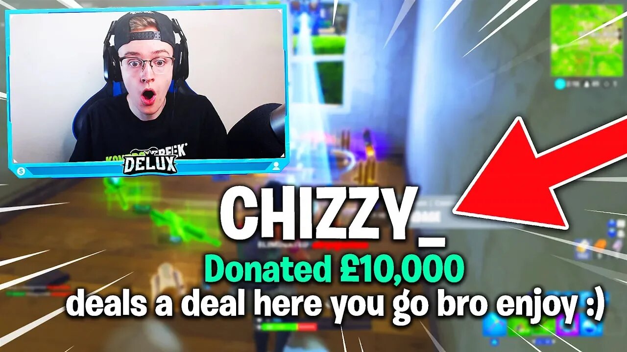 Subscriber donated money every time i got a kill in fortnite