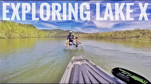 Exploring A Secret Mountain Lake in a Kayak and Jon Boat!