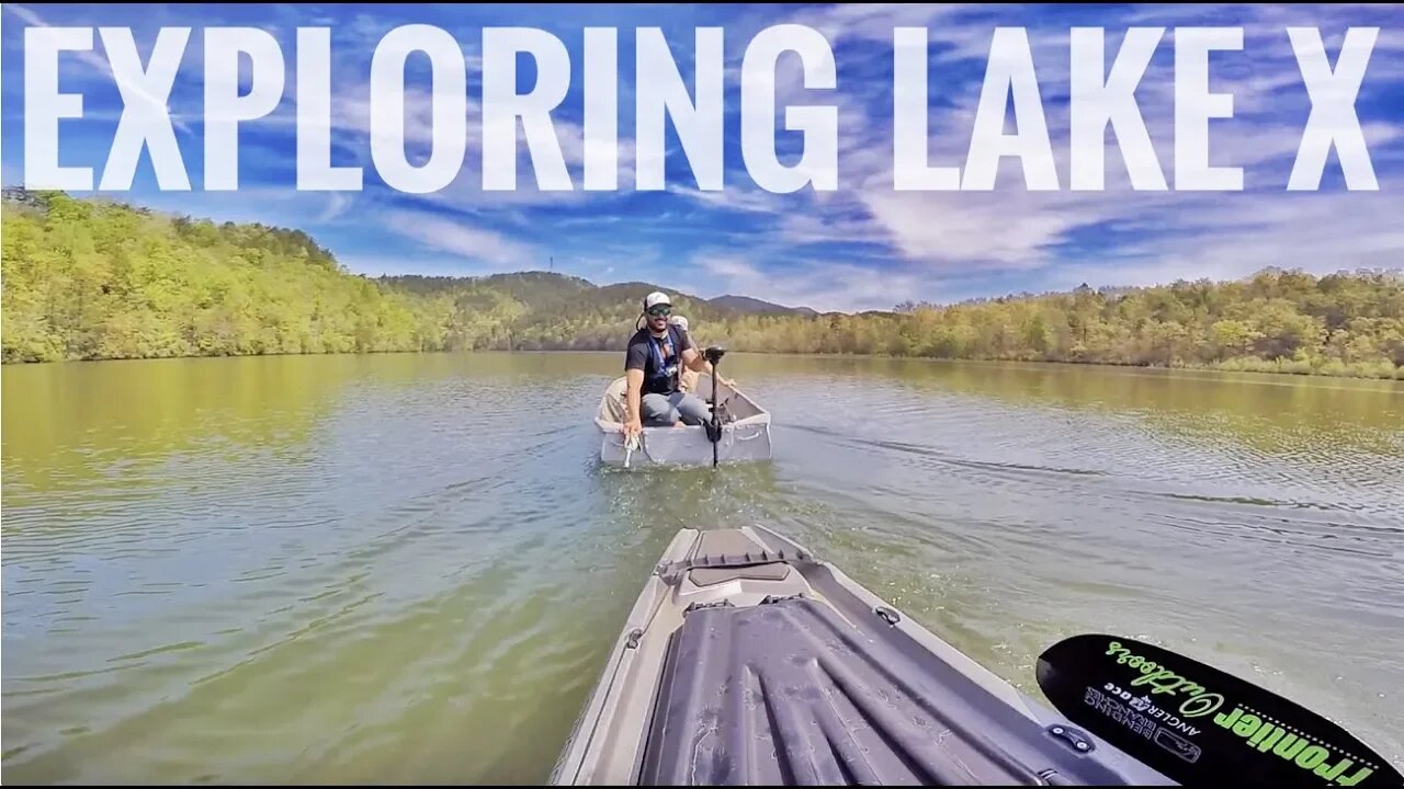 Exploring A Secret Mountain Lake in a Kayak and Jon Boat!