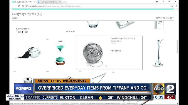 Tiffany's Everyday Objects causing sticker shock