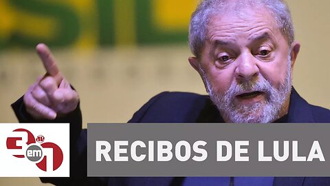 MPF fará perícia sobre recibos de Lula com erros de digitação