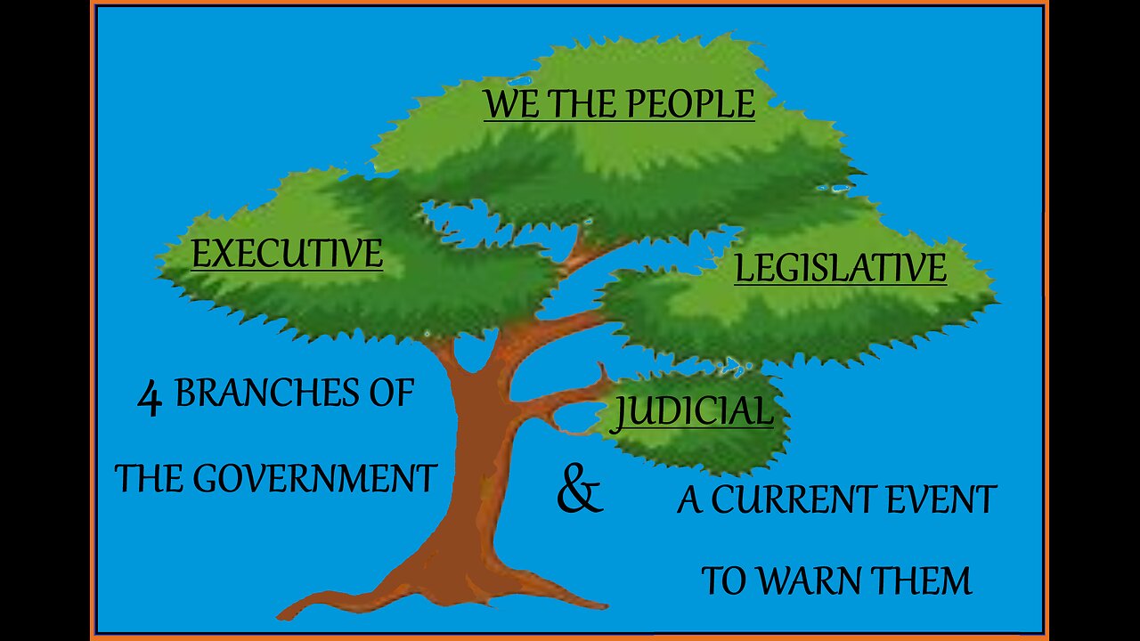 4 BRANCHES OF GOVERNMENT & A CURRENT EVENT TO WARN THEM #217 LCM