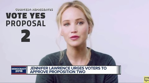 Jennifer Lawrence in Proposal 2 ad